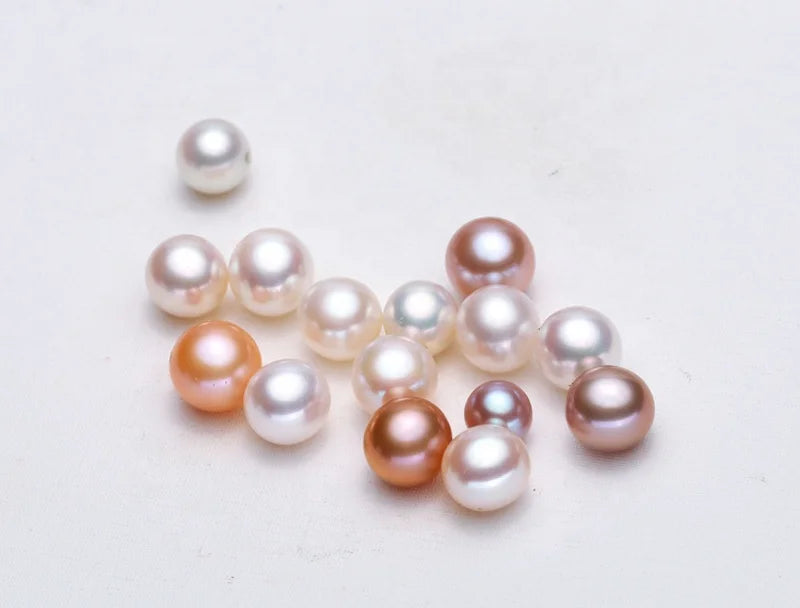 Wholesale China Cultured Pearls 4mm 5mm 6mm Round Loose Natural Freshwater Pearls Beads for Jewelry