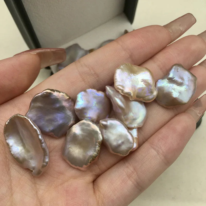 High Quality 1A 5-19mm Keshi Freshwater Pearl White Pink Purple Natural Loose Pearls Wholesale Price