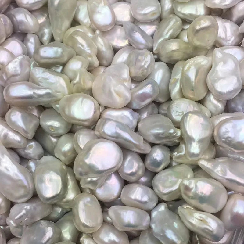 Hot Sale Natural Freshwater Baroque Pearl 10-15mm Genuine Irregular Loose Baroque Pearl for Jewelry Making
