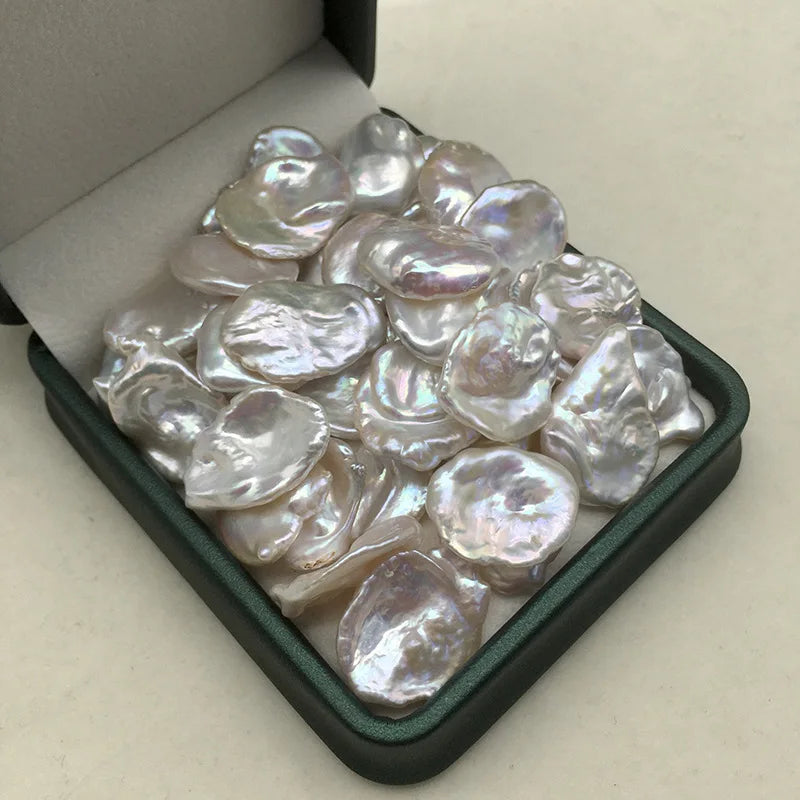 Hot Sale 2A Irregular Shape Baroque Pearl 5-19mm Natural Loose Freshwater Pearl No Hole Keshi Pearl
