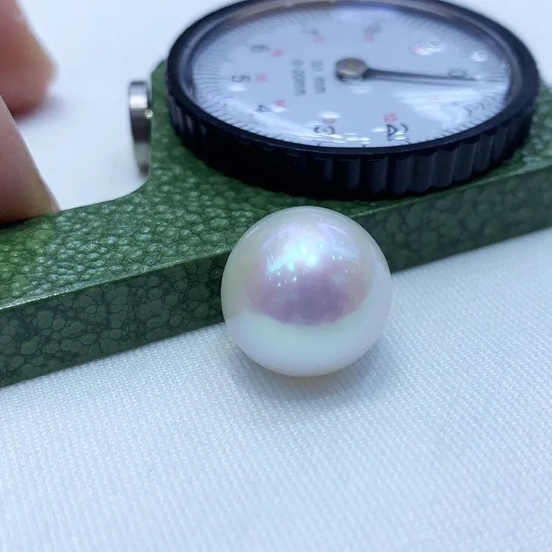 Large fresh water pearl 14mm White Freshwater Pearls Natural Loose round Beads for Fine Jewelry Making