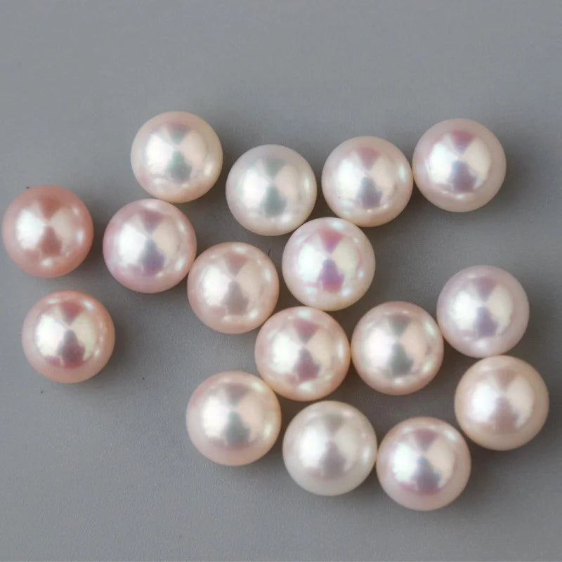 High Quality Loose Round Half Hole Freshwater Pearl 2-10mm 3a Grade Wholesale Natural Cultured Freshwater Pearl Beads
