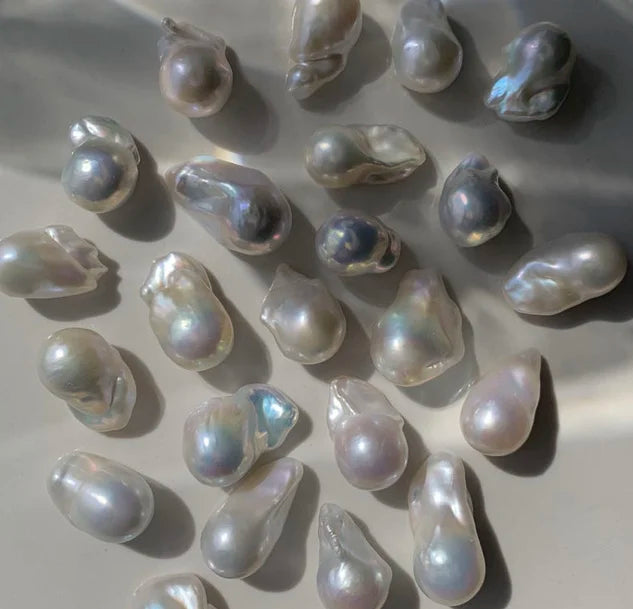 Wholesale Good Quality Loose Baroque Freshwater Pearl 9-19mm Size White Natural Irregular Shape