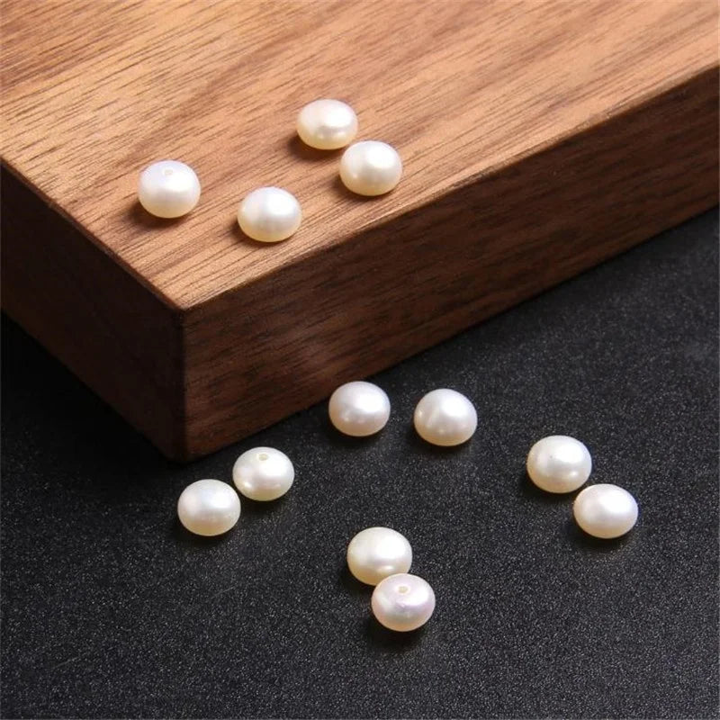 Zhuji Supplier Button Shape Freshwater Pearl for Jewelry Making 2.5-8mm Wholesale 3a Grade Loose Pearl Beads