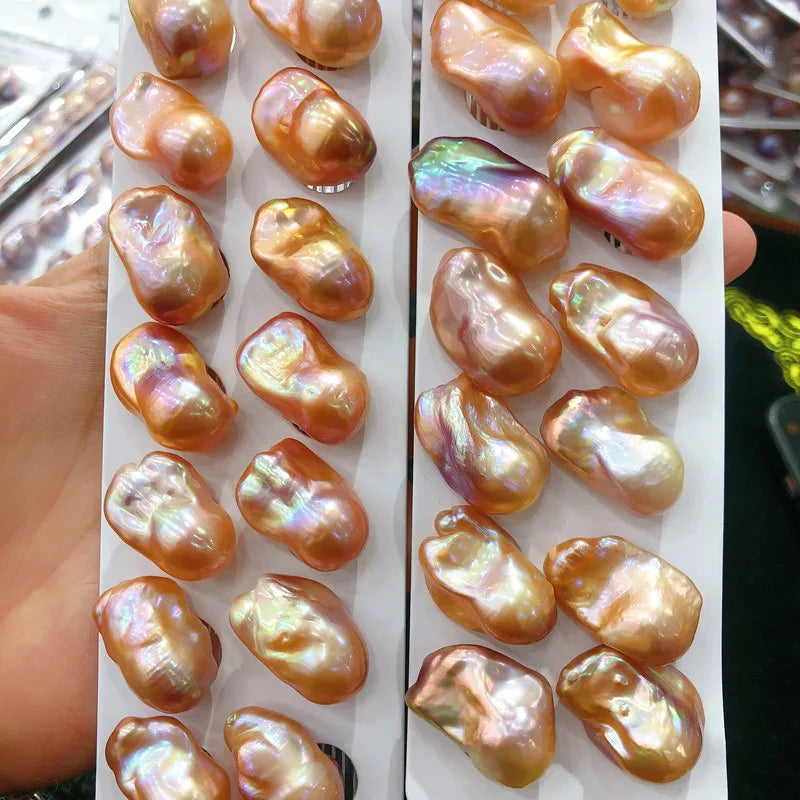 China Factory Cultured Irregular Shape Freshwater Baroque Pearls 3A+ Bulk Wholesale Large Size Loose Baroque Pearl for Jewelry