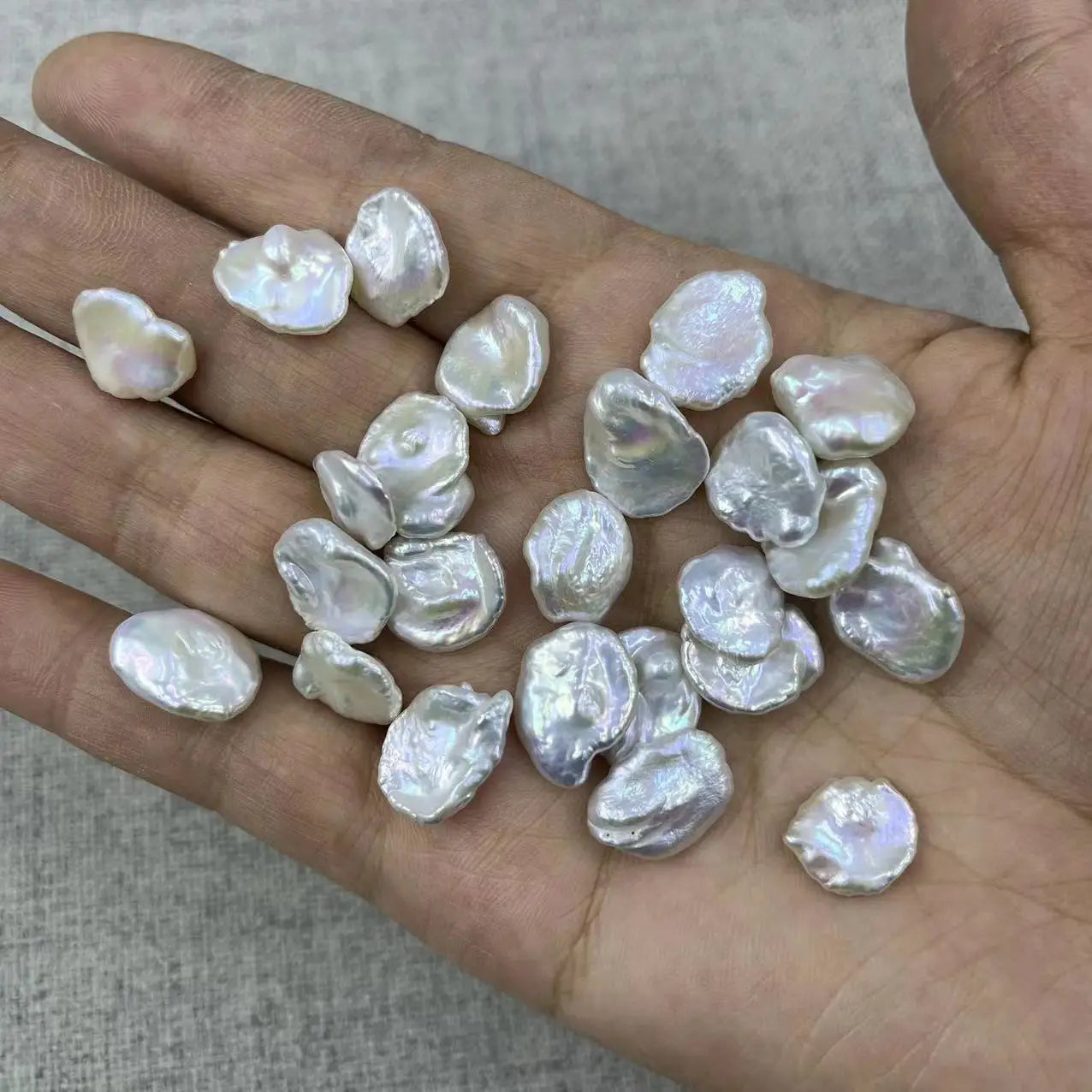 High Quality 1A 5-19mm Keshi Freshwater Pearl White Pink Purple Natural Loose Pearls Wholesale Price