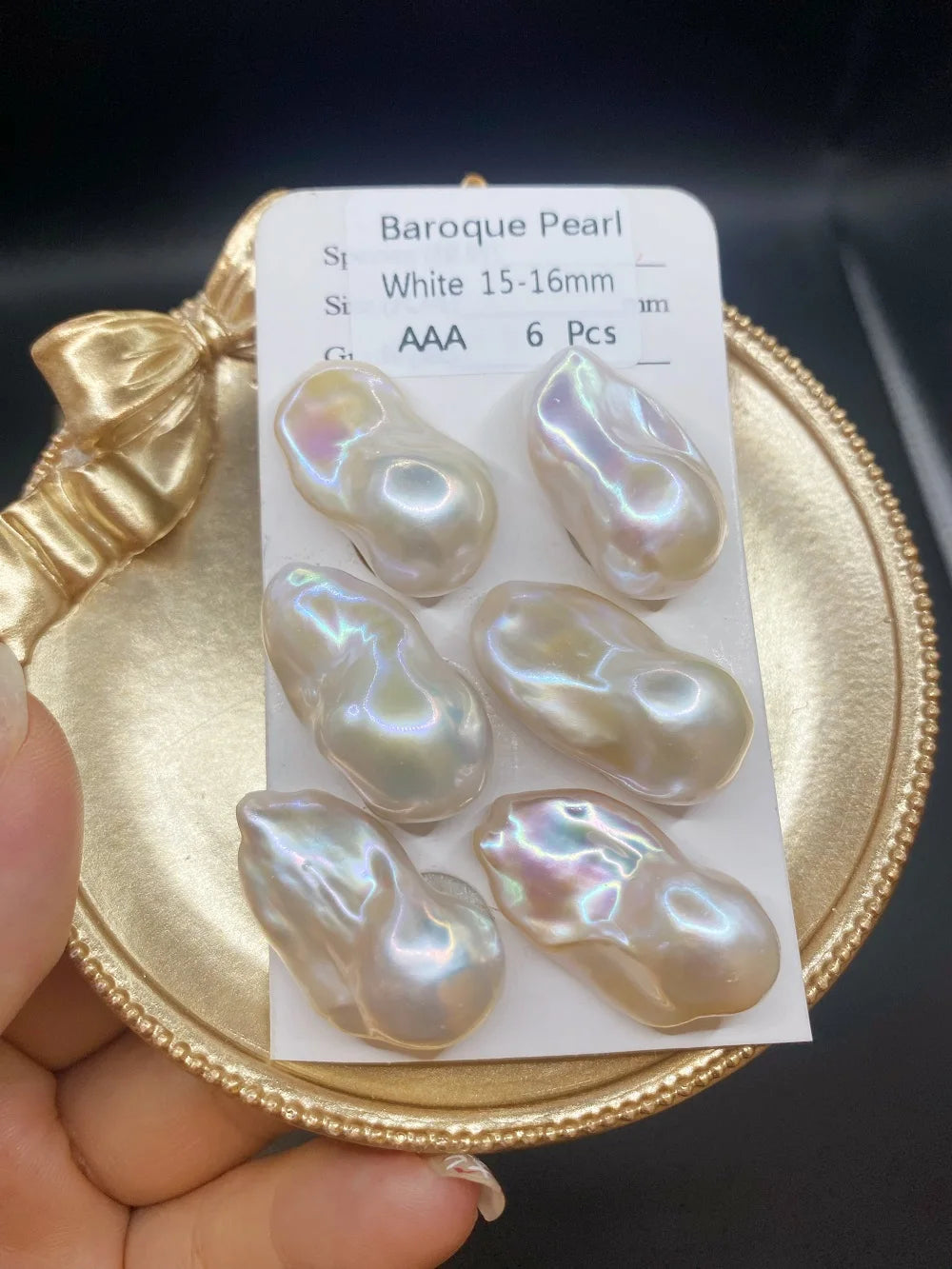 Natural Irregular Shape Baroque Pearl 3A 13-19mm High Quality High Luster Freshwater Pearl Large Size Loose Pearl for Earring