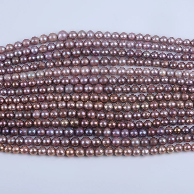 9-15mm a Grade Natural Color Round Natural Edison Freshwater Pearls for Jewelry Making