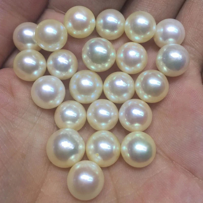 High Quality White 3A Pearl 2-6mm Round Loose Beads Hole Freshwater Pearl Jewelry