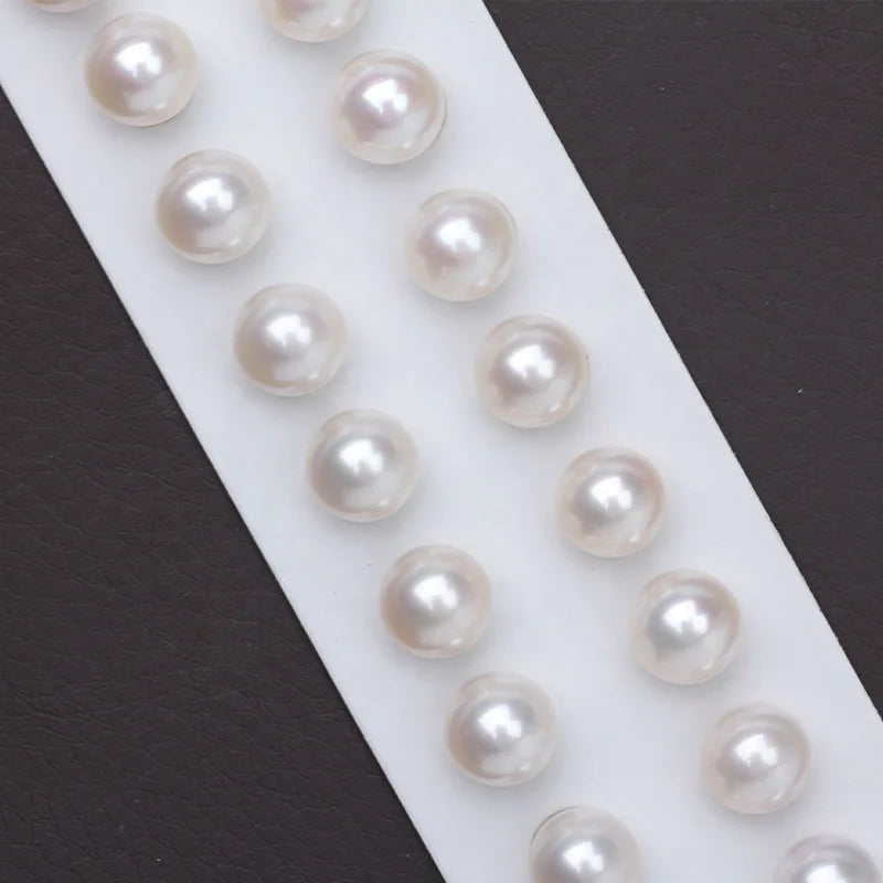 High Quality Loose Pearls 3A 5mm 6mm 7mm 8mm White Round Natural Freshwater Pearl for Jewelry