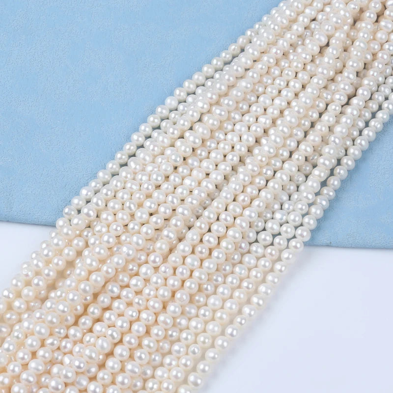 7-8mm Wholesale Natural Potato Shape Beads Freshwater Pearl String