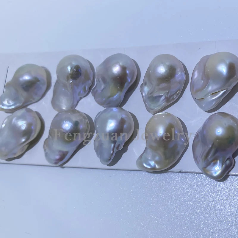 Big Size 16-17mm 17-19mm Natural Freshwater Baroque Pearl High Quality 2A 3A Loose Irregularity Baroque Pearl