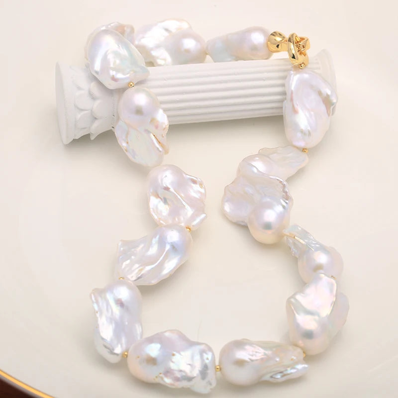 2024 Wholesale High Quality 3A Baroque Loose Freshwater Pearls Natural Cultured White Pink Purple for DIY Pearl Earrings