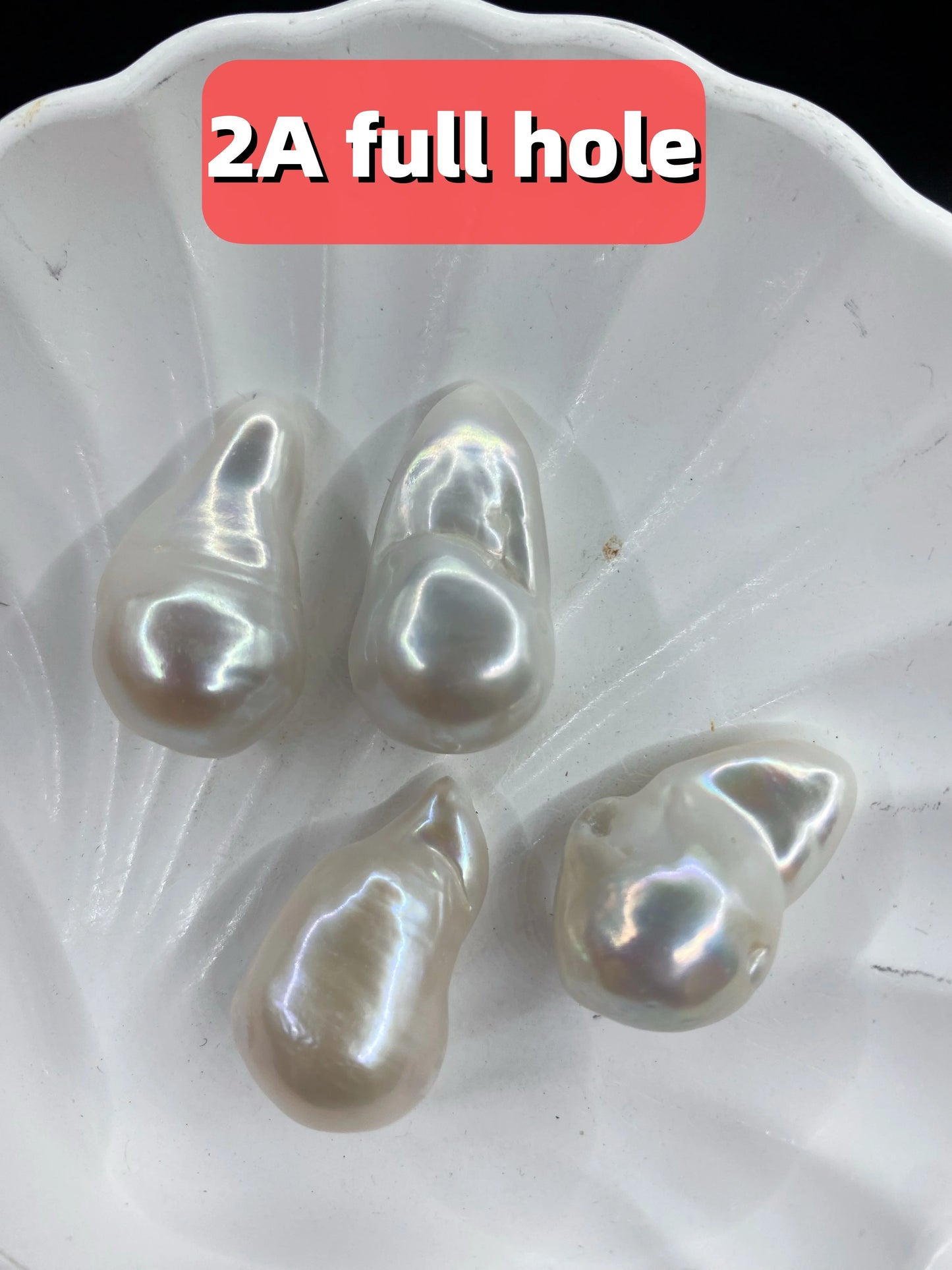 Hot Sale Full Hole Baroque Pearl 2A 13-16mm Natural Freshwater Loose Pearls for Jewelry Making