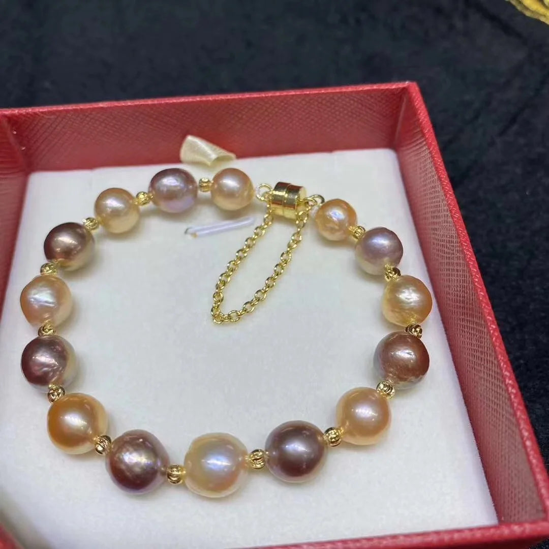 Zhuji 3A Natural Loose Round Shape Edison Pearls 10mm- 13mm Good Quality White/pink/purple Color Freshwater Pearls for Jewelry