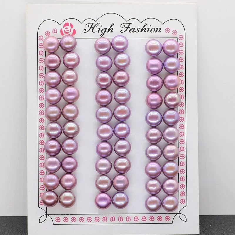 Wholesale Loose Pearls 4A 7mm 8mm 9mm 10mm Button Round Natural Freshwater Pearl for Jewelry
