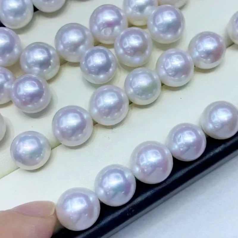 3A Grade White Natural Freshwater Edison Pearl 10-14mm Round Shape Loose Edison Pearls Beads