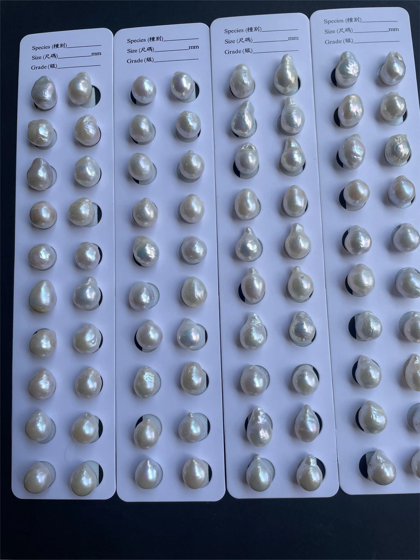 2A Natural Freshwater Drop Pearl Small Size Baroque with Irregular Shape White Color Almost Flawless for Jewelry Making