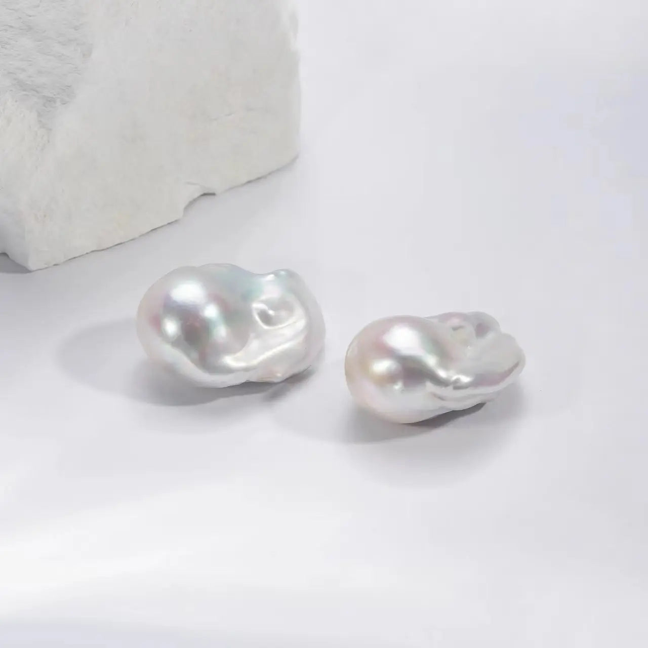 Loose Freshwater Pearl 3A Pearl White Freshwater Loose Baroque Natural Large Freshwater Loose Pearl