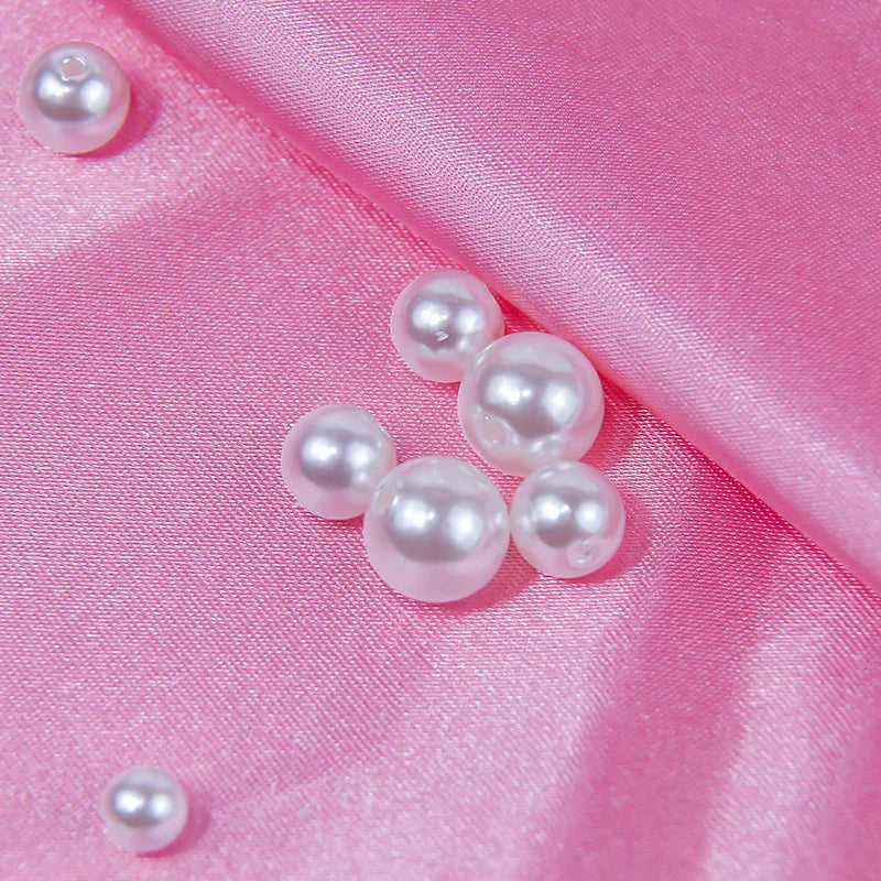 Wholesale 8-9mm White Round Freshwater Cultured Pearl Necklace Natural Loose Pearl Jewelry
