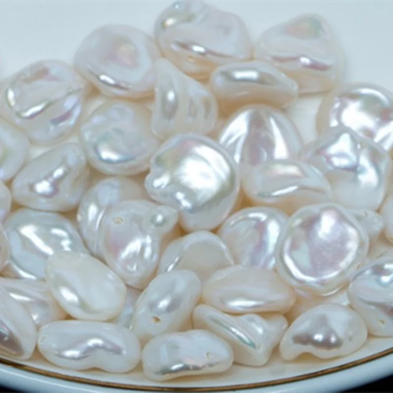 Natural Cultured Irregular Shape Pearls Wholesale Price Keshi Pearls for Jewelry Making 14mm Baroque Pearls