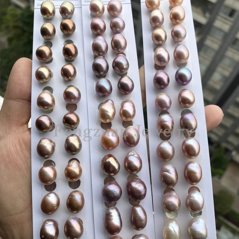 Zhuji Cultured Wholesale Natural Baroque Pearls A-3A White pink Purple Freshwater Pearl Loose Baroque Beads for Ring 9mm~20mm