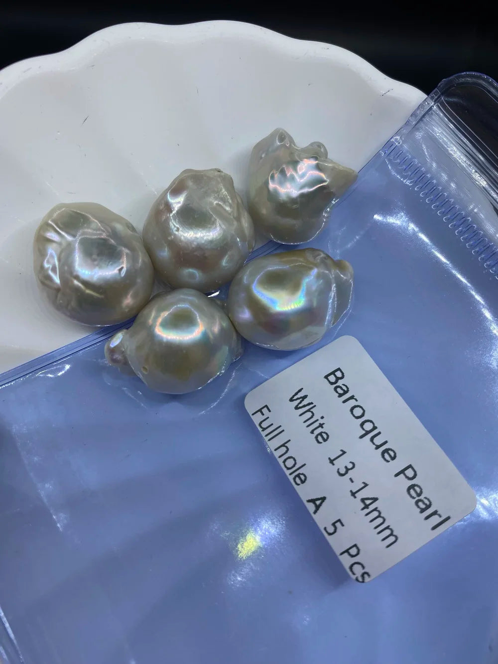 Factory Price Full Hole Baroque Pearl Beads 1A 13-16mm Baroque Natural Fresh Water Loose Pearls for Jewelry Making