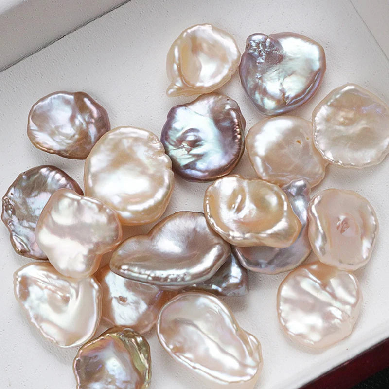 Hot Sale 2A Irregular Shape Baroque Pearl 5-19mm Natural Loose Freshwater Pearl No Hole Keshi Pearl
