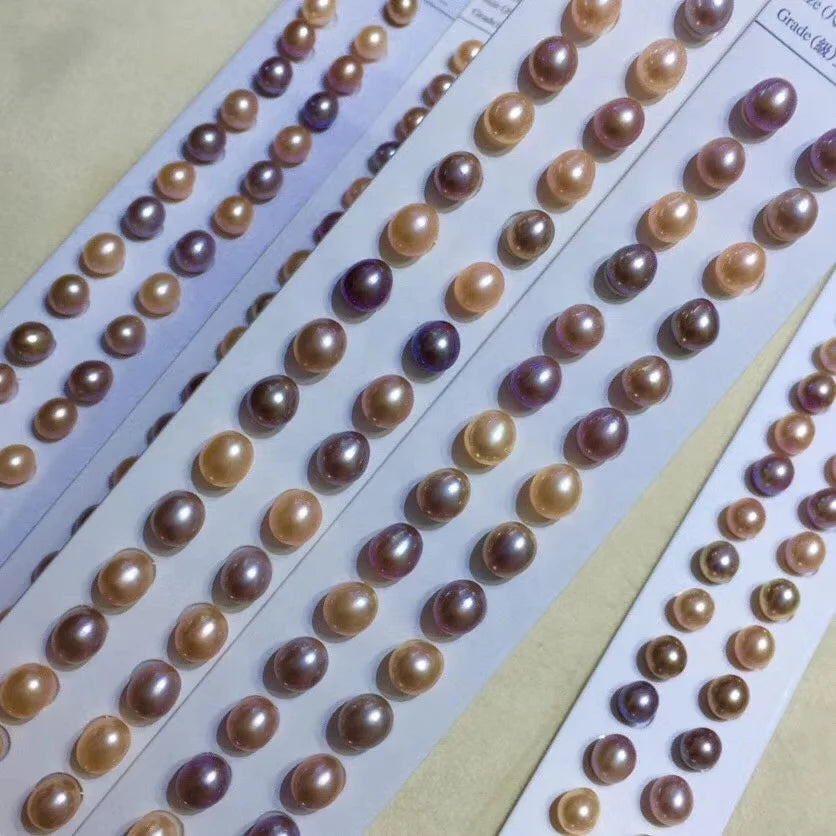 Wholesale Price for 3x5mm 4x6mm Drop Pearl Beads High Luster Natural Freshwater Rice Pearls Loose Pearls for Jewelry Making