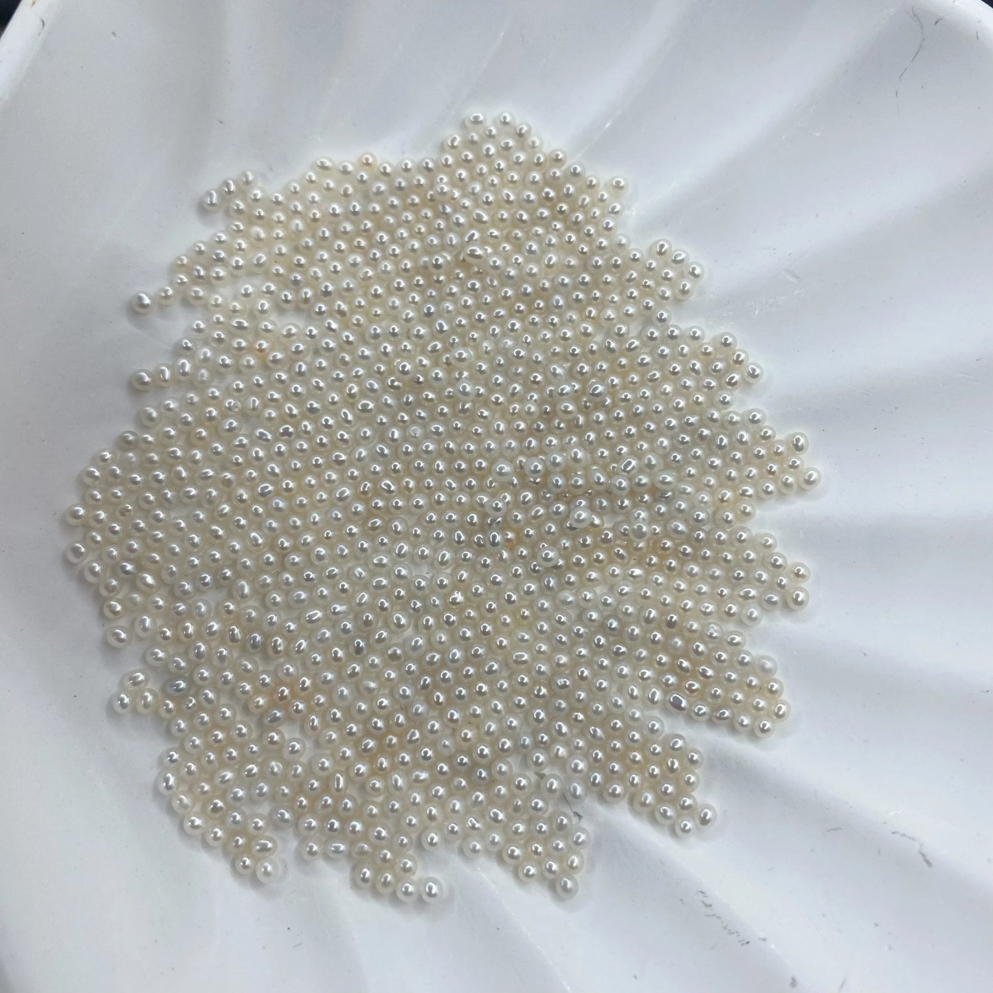 Factory Sale Round Shape 2-3mm Natural Freshwater Loose Pearl White Loose Pearl for Jewelry Making