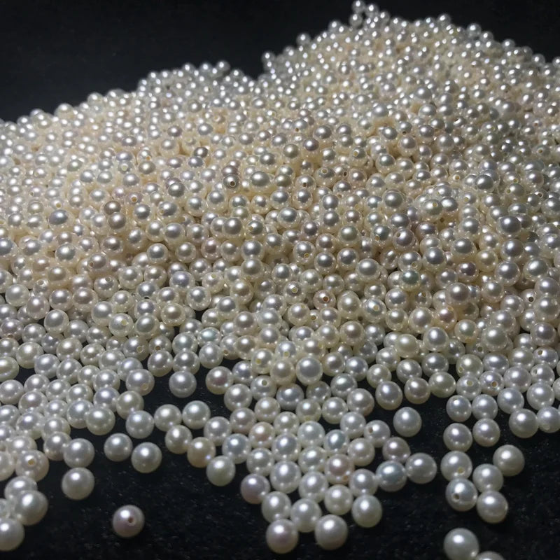 Wholesale Quality Loose Pearls 3A 6mm 7mm 8mm Half Hole Natural Freshwater Pearl Price