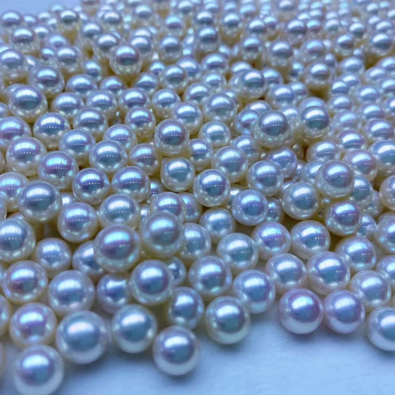 Natural Freshwater Pearl Half Hole White Loose Beads Jewelry Accessories Factory Price