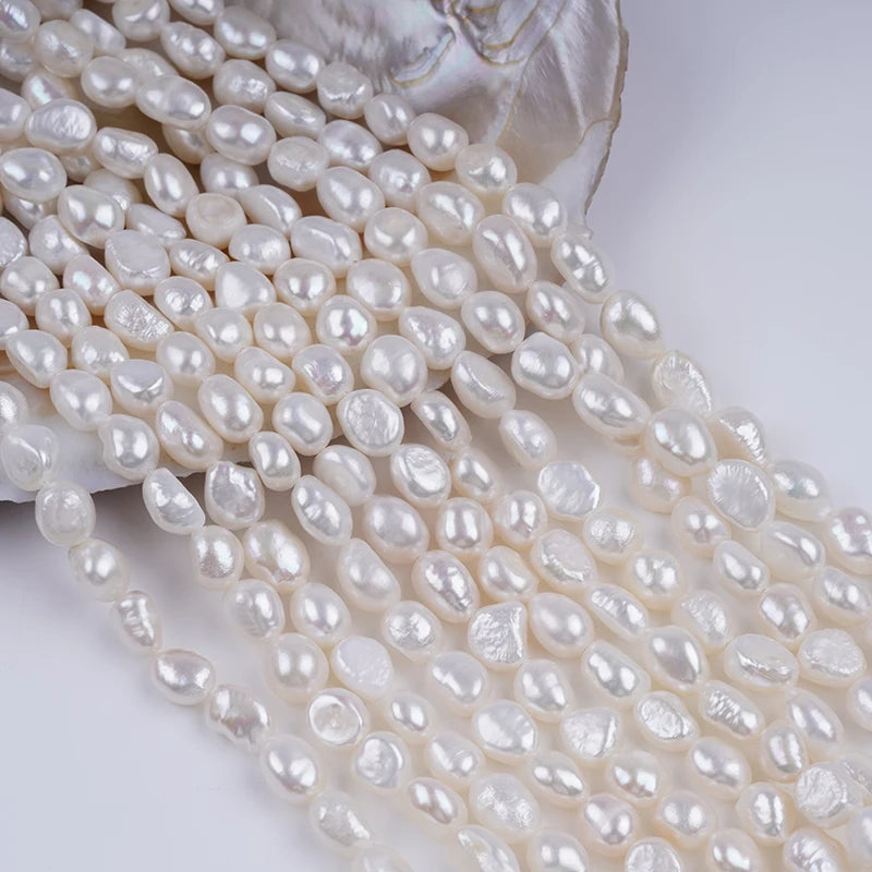 AA Grade 7-8mm Natural Color Loose Baroque Pearl for DIY