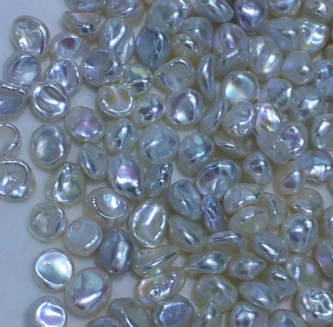 Wholesale Loose Irregularity Keshi Fresh Water Pearl Beads a 2A 3A Quality White Keshi Pearl Natural Frreshwater Pearl
