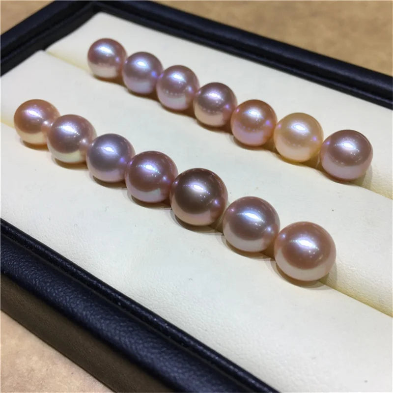 Zhuji 3A Natural Loose Round Shape Edison Pearls 10mm- 13mm Good Quality White/pink/purple Color Freshwater Pearls for Jewelry