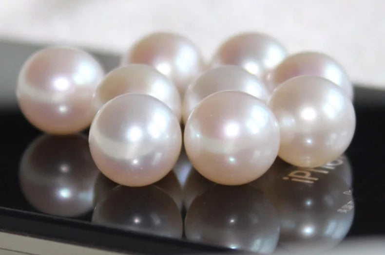 Factory Directly Wholesale Loose Pearls 3a White Round 6mm 7mm Freshwater Natural Pearl Price