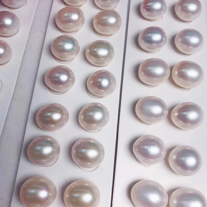 Wholesale Natural Pearls Beads 3a High Quality Zhuji Cultured Freshwater Pearl Loose Beads 7-7.5mm Round Pearl for Pendant