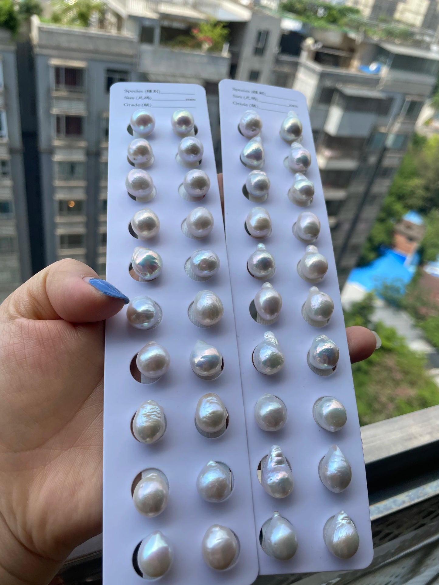 High Quality Natural Loose Pearls 2A Irregular Shape Rainbow Colors Baroque Freshwater Pearls 12mm 13mm for Jewelry Making