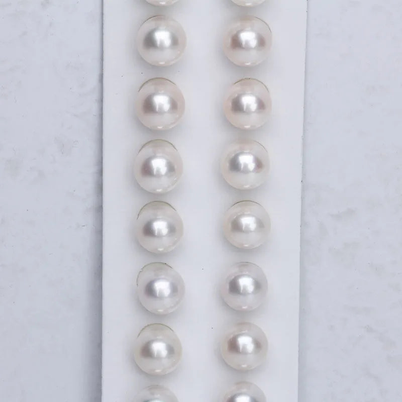 Wholesale 3A White Natural Freshwater Cultured Loose Pearls Round Loose Pearl Beads From China Competitive Price