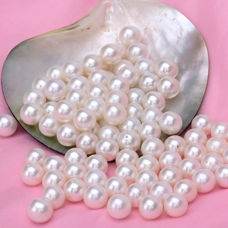 3A High Quality Natural White Freshwater Round Pearls 2.5mm-10mm Loose for Jewelry Making Prices