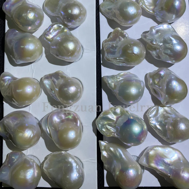 1A-3A Loose Baroque Freshwater Pearls Irregular Shape Natural Pearls 15-16mm Size for Jewelry Jewelry Making