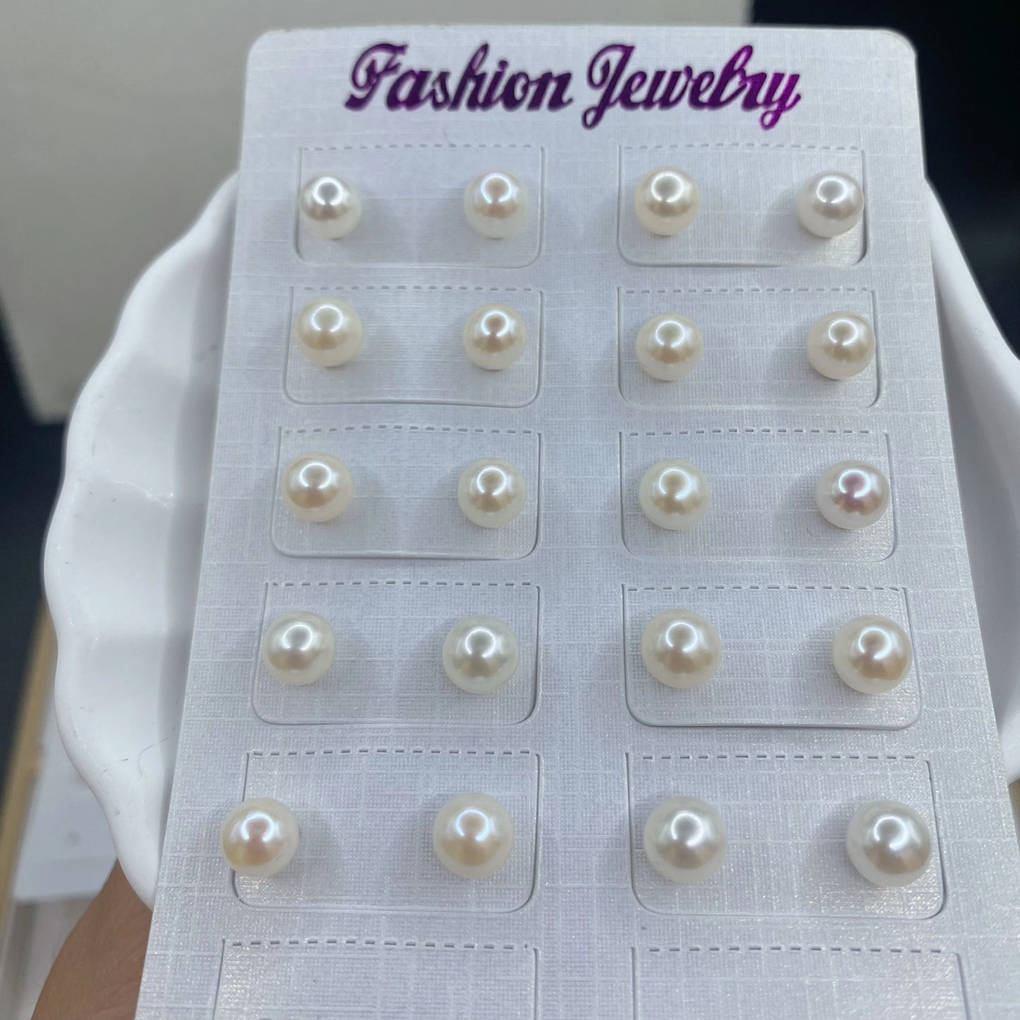 Wholesale Price Fresh Water Pearls Loose Pearls High Quality 2-12 mm Natural Loose White pink Button Pearl for Jewelry Make