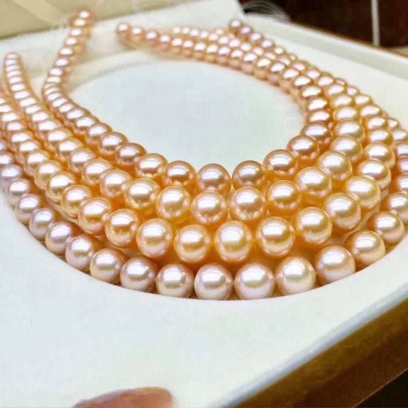 White Color Natural Freshwater Pearl 9mm 10mm 11mm Round Pearl High Luster Loose Price Jewelry for Round Pearl Necklace