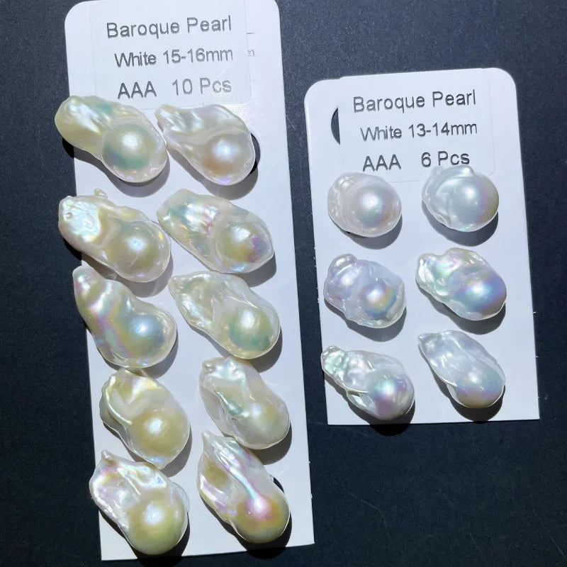 Wholesale High Quality Large Natural Freshwater Pearls 10-15mm Irregular Baroque Pearls for Ring and Necklace Making
