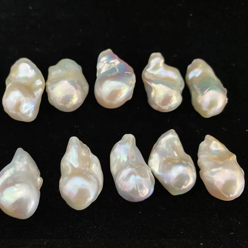 Wholesale High Quality Large Natural Freshwater Pearls 10-15mm Irregular Baroque Pearls for Ring and Necklace Making