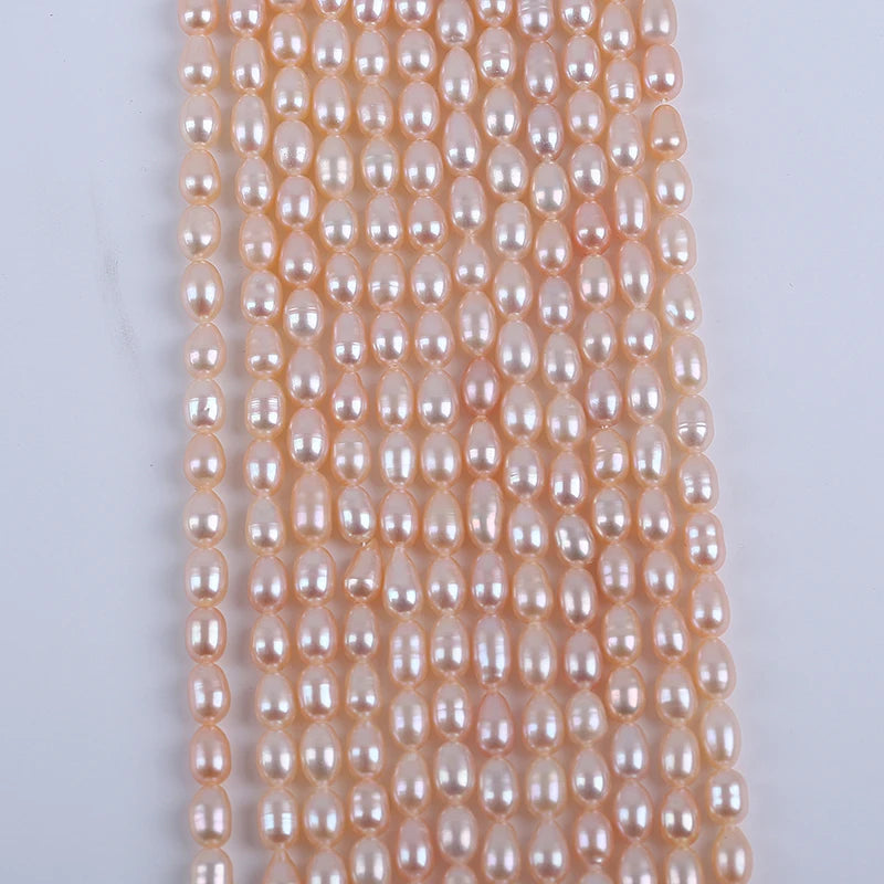 5-6mm Wholesale Real Natural Freshwater Rice Pearls for Jewelry Making