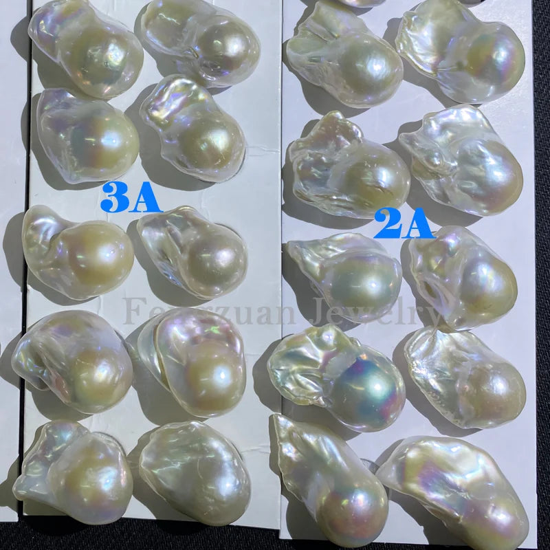 1A-3A Loose Baroque Freshwater Pearls Irregular Shape Natural Pearls 15-16mm Size for Jewelry Jewelry Making