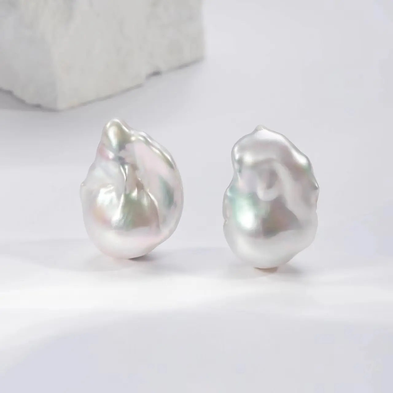 Loose Freshwater Pearl 3A Pearl White Freshwater Loose Baroque Natural Large Freshwater Loose Pearl