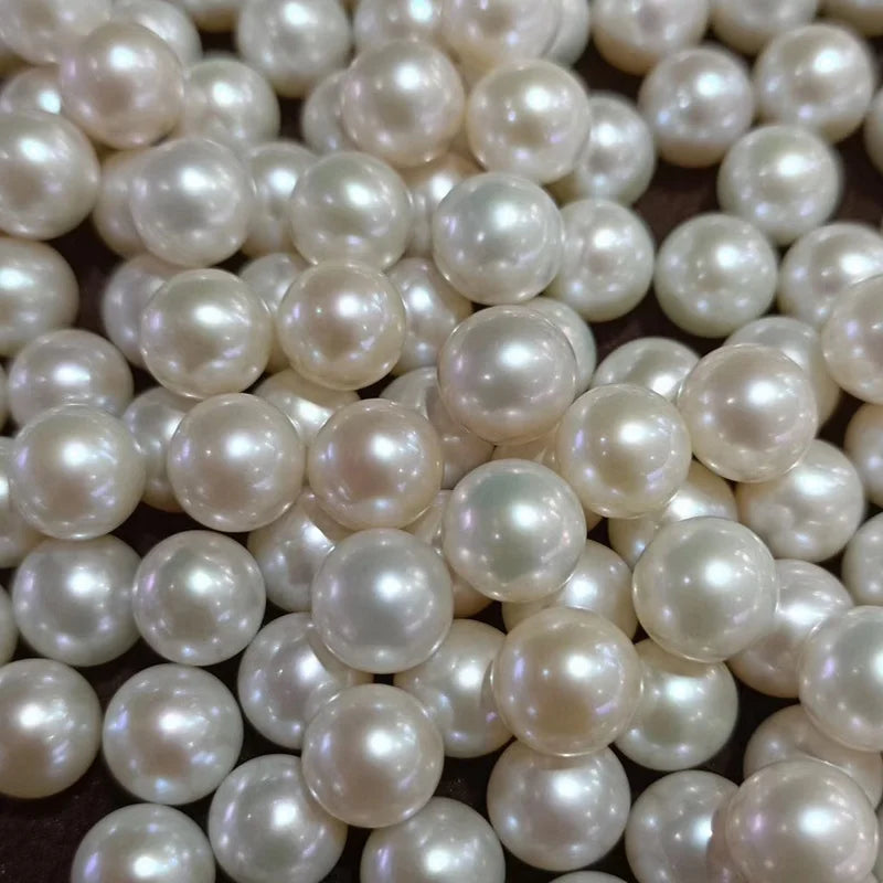 China Cultured Loose Pearl 3a Round Half Hole 6mm 7mm 8mm Natural Freshwater Pearl for Jewelry Production