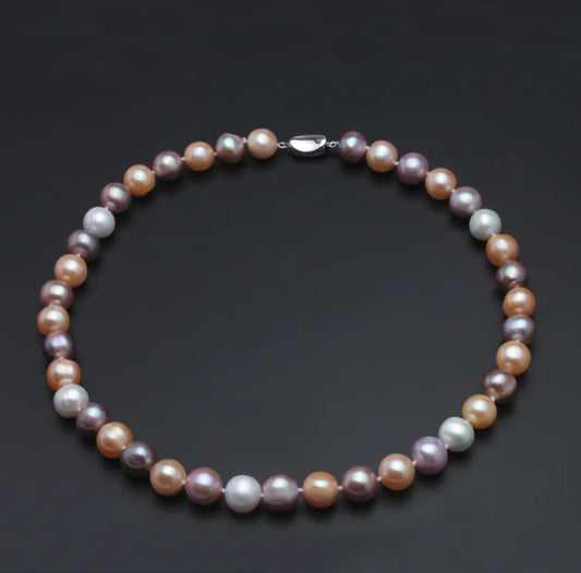 Wedding Fresh Water Cultured Pearl Jewelry Jewellery Necklace Wholesale Real Natural Freshwater Pearl Jewelry